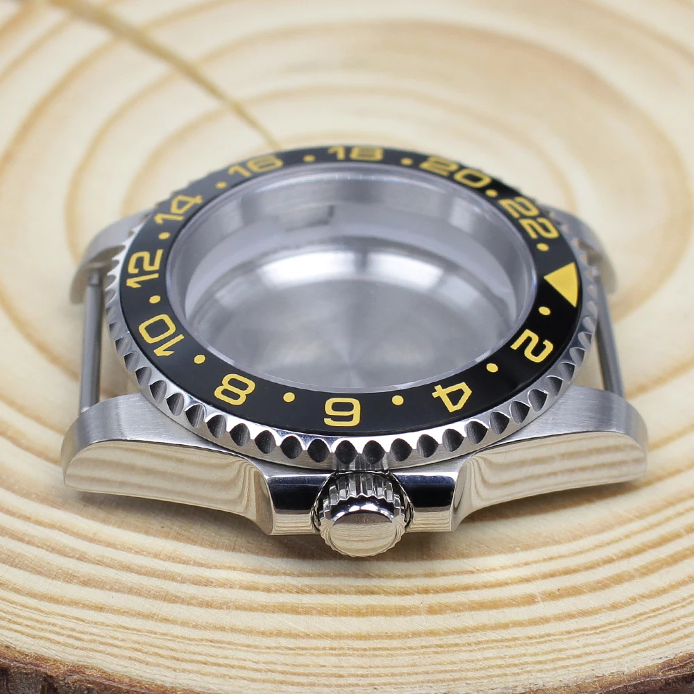 NH35 40 MM Luxus Uhrengehäuse Keramik Lünette Saphir Für SUB GMT NH34 NH35 NH36 NH38 ETA 2824 Miyota 8215 20ATM Uhr Zubehör – Detail 15