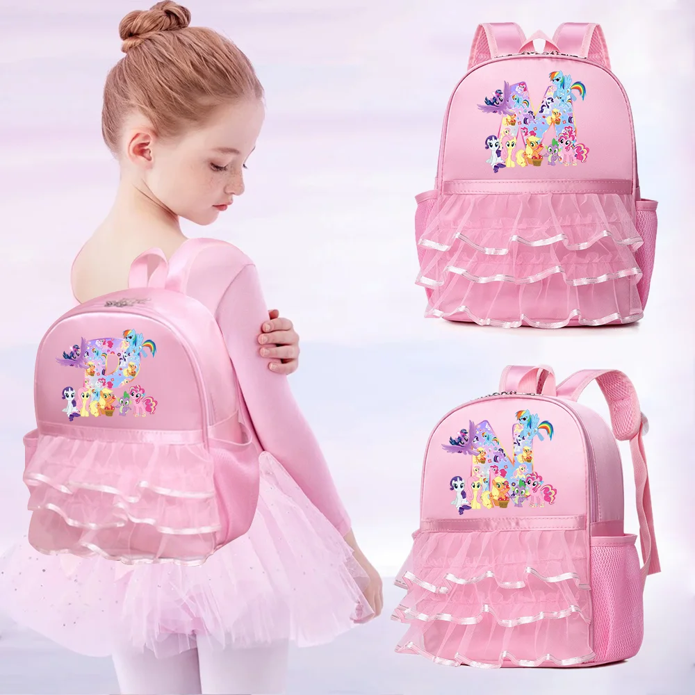 My Little Pony Ballet Dance Backpack for Girl Book Bag Rucksack - Main Image