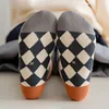 5Pairs/Lot Cute Bear Plaid Baby Socks Spring Autumn Soft Cotton Kids Middle Tube Socks For Boys Girls Casual Sports Sock 5