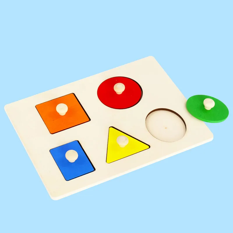 Wooden Puzzle Montessori Toy for Baby 2 6Y Kid Geometric Shape Color Sorter Puzzle Matching Game Children Early Educational (detail 7)