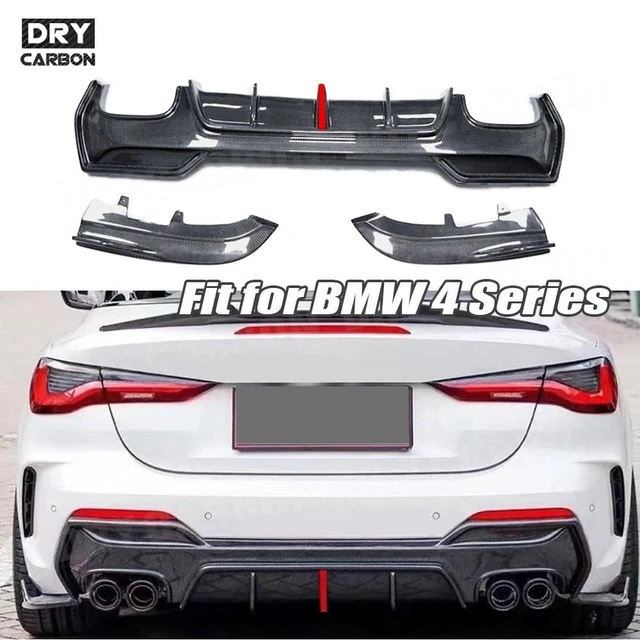 Kohle faser Heck diffusor Lippen spoiler Seitens chürze Splitter