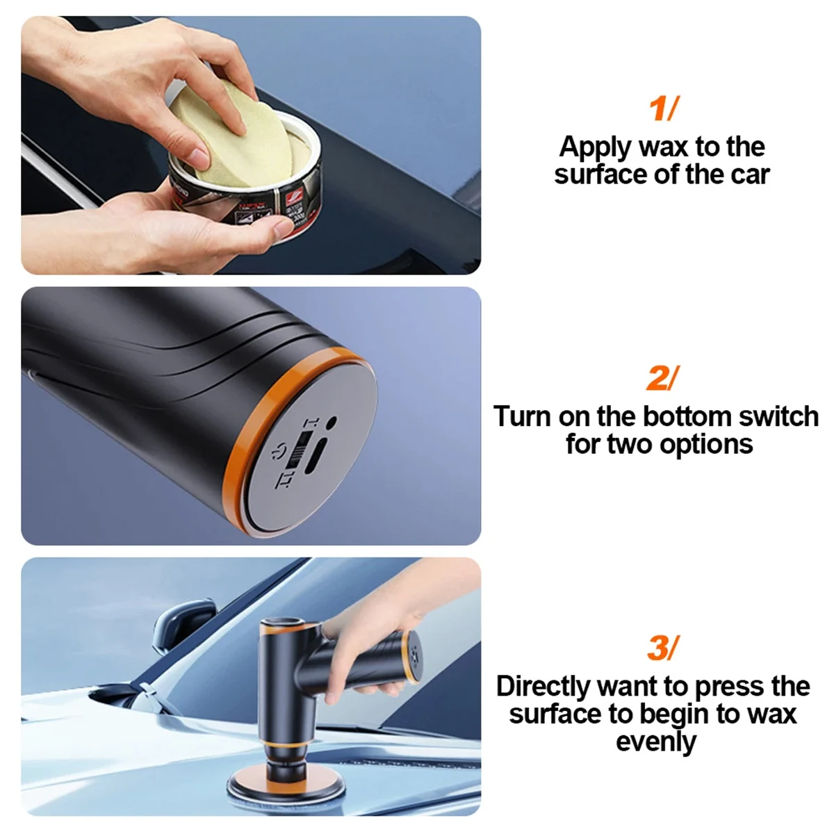 Sanding Machine Electric Vehicle 100w Motor 1800 Revolutions Per Minute Car Mini Cleaning Products Wheel Polishing