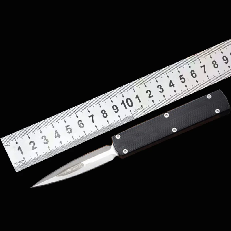 MT Тактический Микро OTF AU.TO карманный нож CNC ELMAX лезвие Алюминиевый сплав ручки уличные ножи для повседневного использования