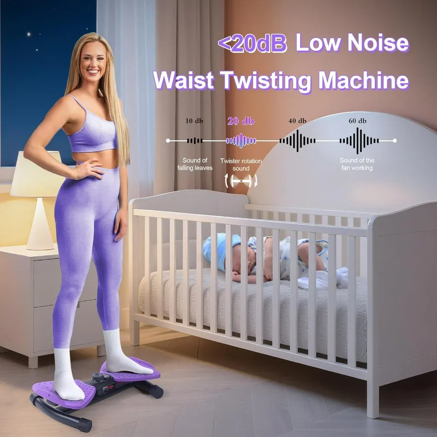 Waist Twister Machine Exercise With Digital Display To Track Time, Reps And Calories Burned, Waist twister machine With Balance