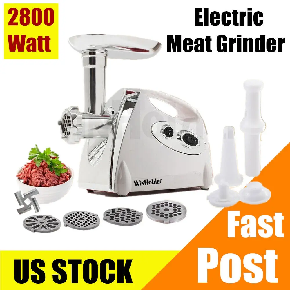 

2800W Home Commercial Electric Meat Grinder Sausage Maker Filler Mincer Stuffer
