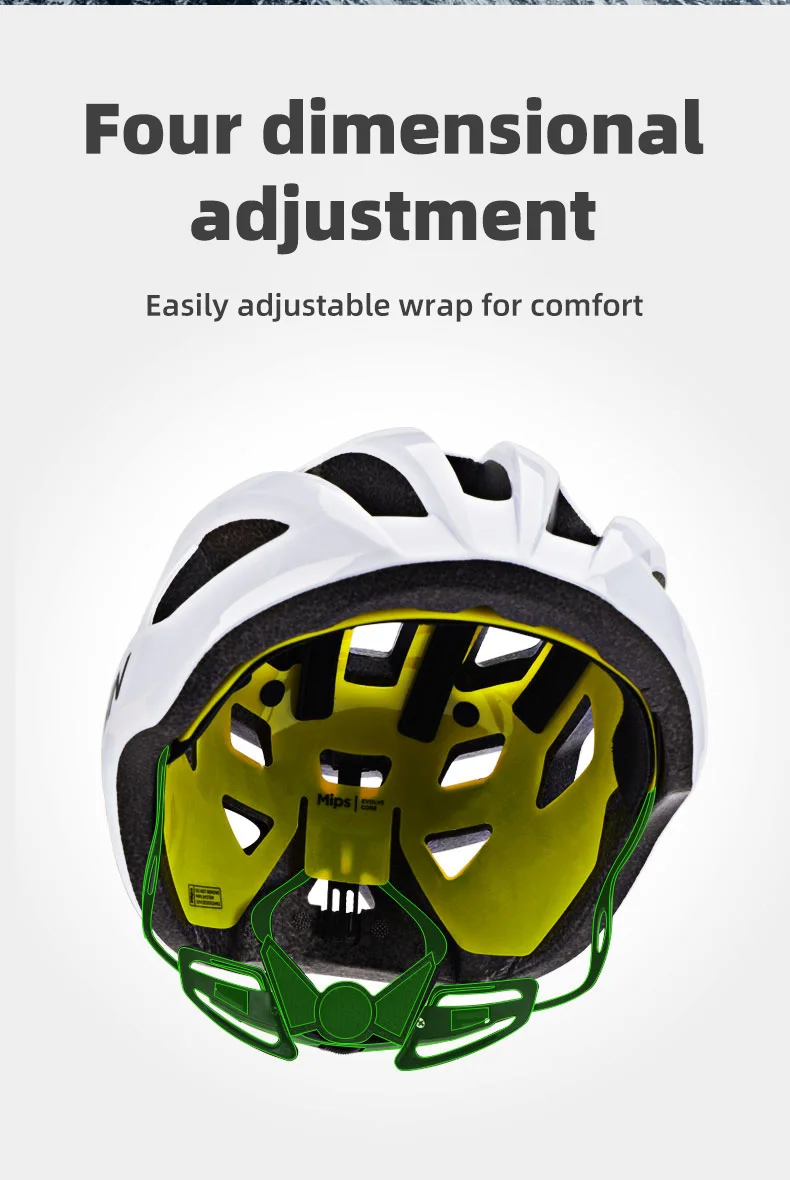 Description Picture 6 of itemDYN MIPS System Protection Cycling Helmet MTB Road Bike Safety Helmet Man Women Bicycle Helmet Four Dimensions Adjustable