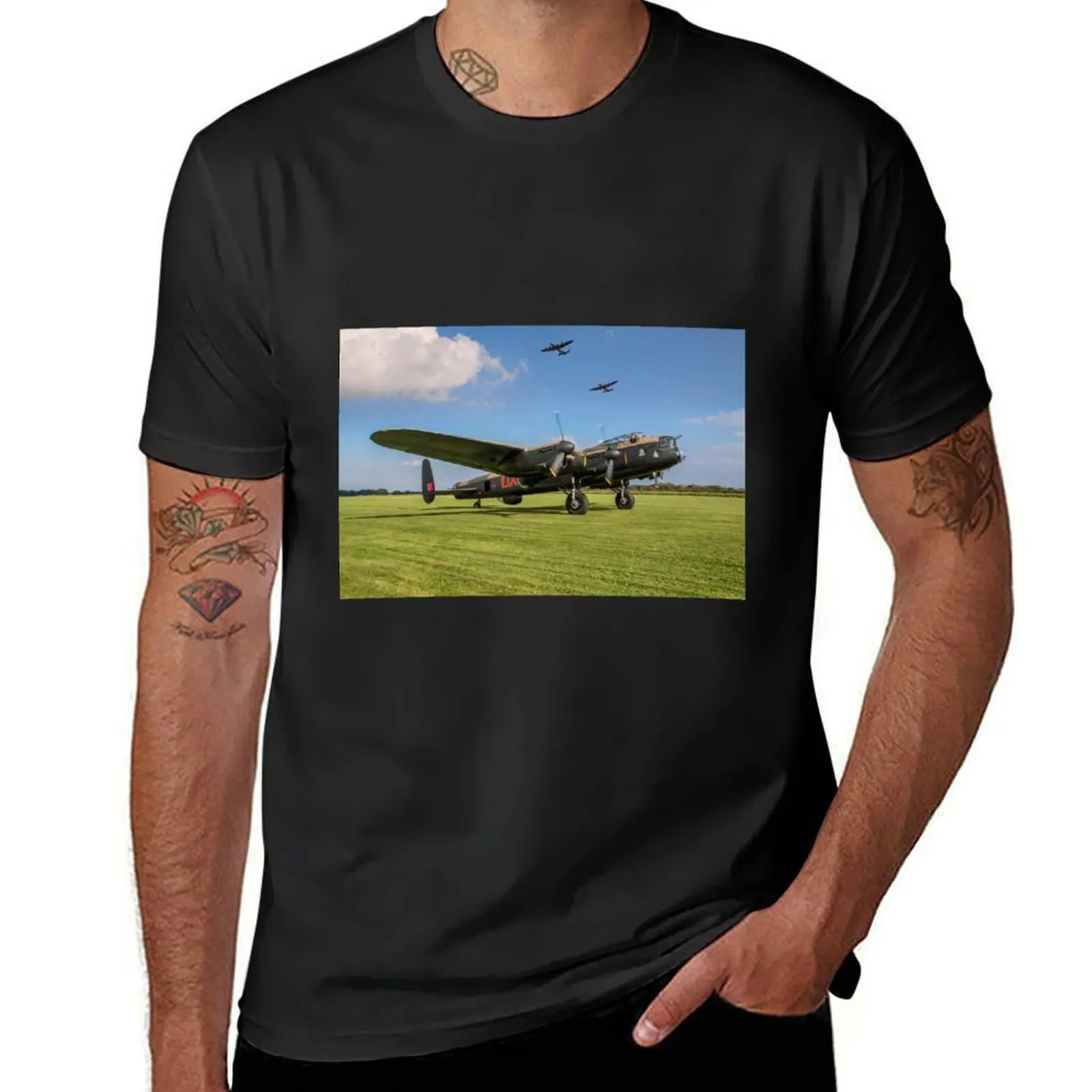 

Three Lancasters #3 T-Shirt graphics blanks plain white t shirts men