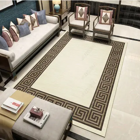 

14478 Soft Shaggy Carpet Living Room Fluffy Children Rugs Large Beige Plush Area Rug for Bedroom Kids Room Nursery Modern Home