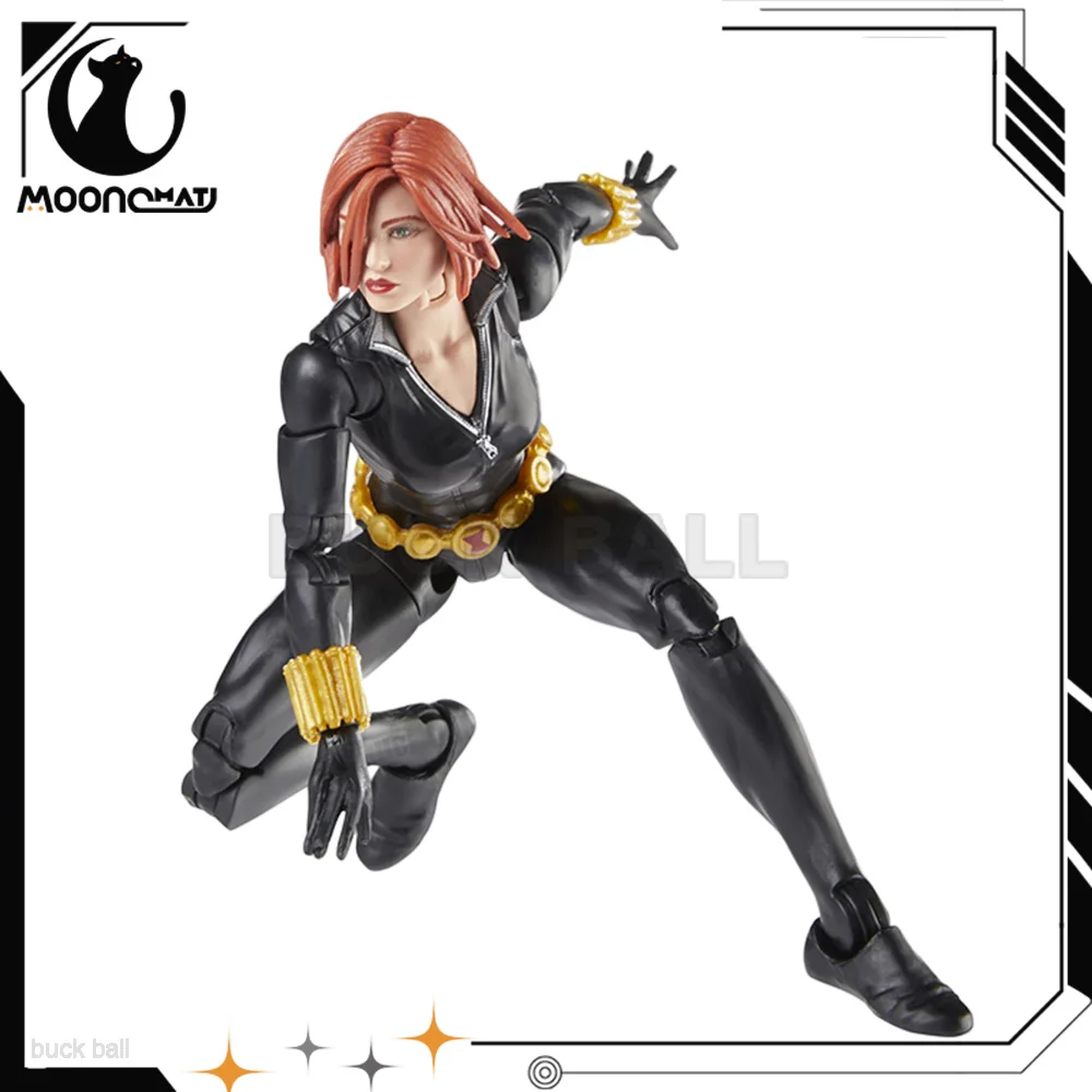 

15cm ML Anime Figure Legends Beyond Earth's Mightiest Black Widow Action Figure Avengers 60th Anniversary Exclusive Toy Kid Gift