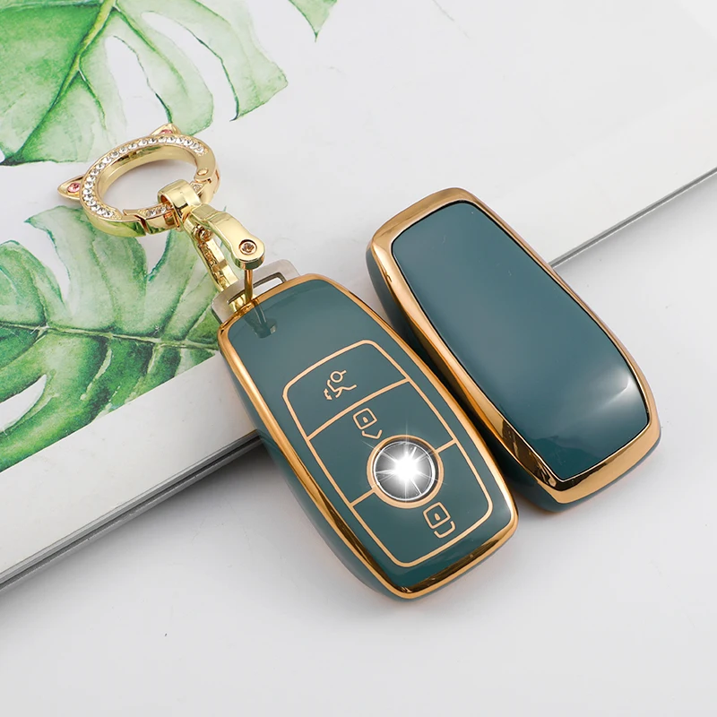 LJMTBKAN Custodia In TPU Per Chiave Mercedes: Classe S, Classe E, Classe A, Classe C, Classe G – Protezione Elegante Con Chiusura A Scatto