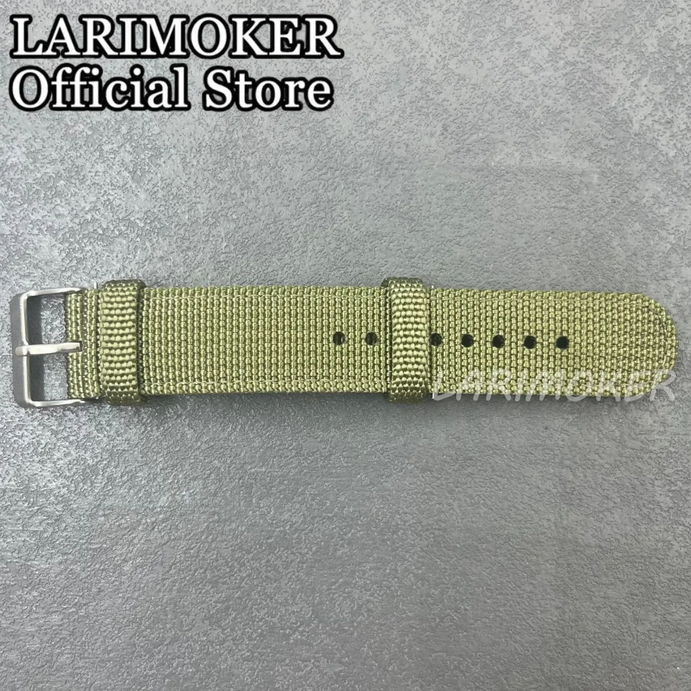 LARIMOKER Neue Mode Hohe Qualität 26mm Nylon Leinwand Armband Uhr Teile Geeignet Für männer 42mm Tauchen Uhr fall Uhr Zubehör – Detail 10