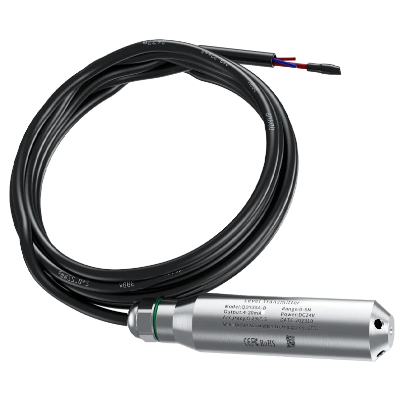 เซ็นเซอร์ระดับน้ํา 4-20mA 0-10V 0-5V RS485 เครื่องส่งสัญญาณระดับน้ํา 0-5m Liquid Level Sensor เครื่องส่งสัญญาณ 4-20mA เซ็นเซอร์ระดับ 1
