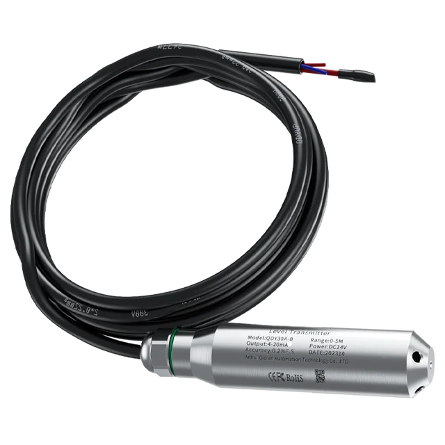 เซ็นเซอร์ระดับน้ํา 4-20mA 0-10V 0-5V RS485 เครื่องส่งสัญญาณระดับน้ํา 0-5m Liquid Level Sensor เครื่องส่งสัญญาณ 4-20mA เซ็นเซอร์ระดับ 1