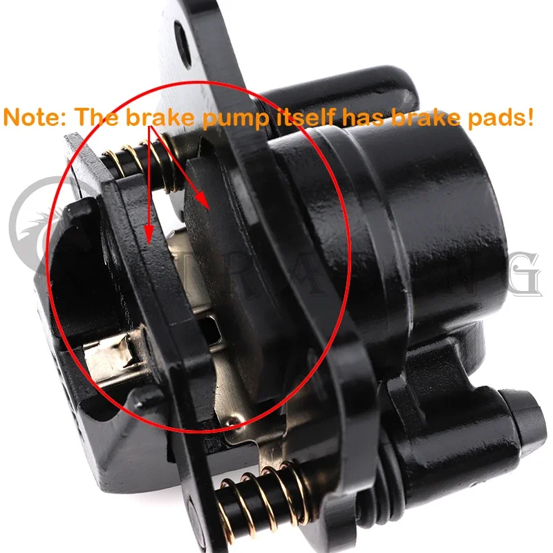 Left/Right Brake Disc Rotor Caliper for 50cc-150cc ATV Go Kart Quad Bike Front and Rear Brake Parts Taotao Roketa Sunl Kazuma