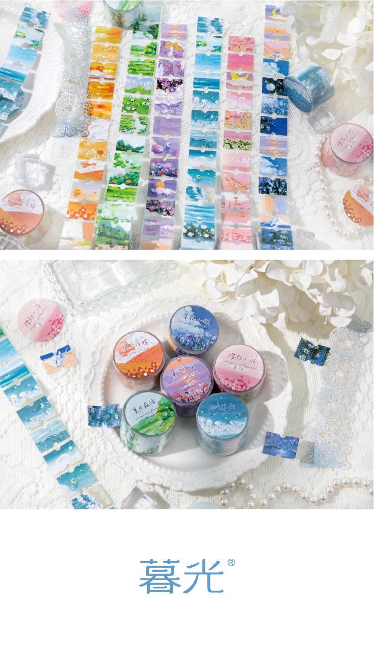 Journal GO 3x200cm Travel Notes Tape Stickers for Collage Junk Journal Scrapbooking Traveling Decor Masking Tape Decals