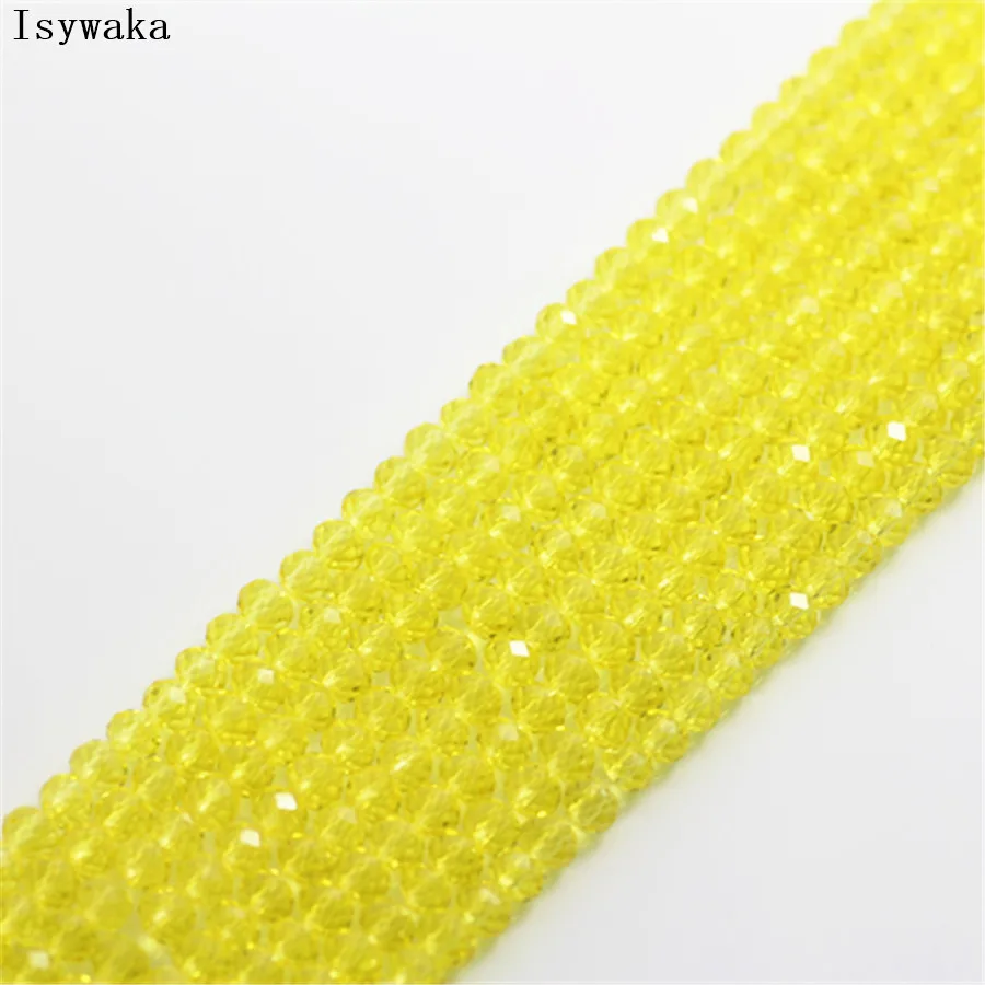 Ink Blue Faceted Crystal Glass Rondelle Beads for Jewelry Making - 170pcs, 2mm