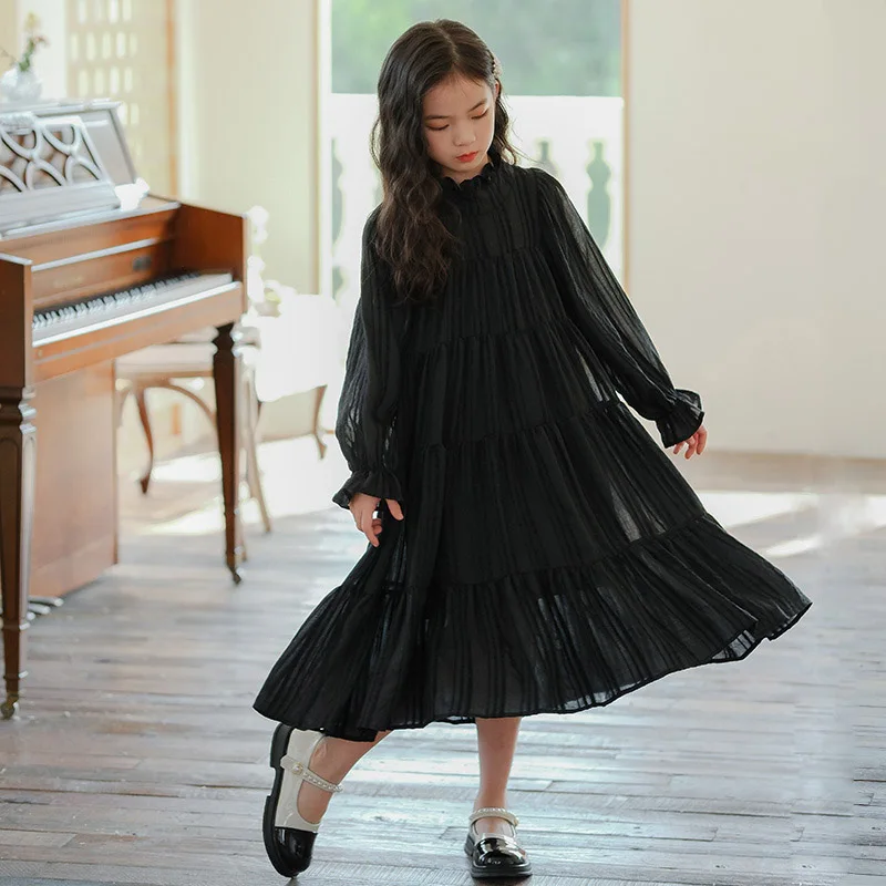 chinese dress ladies Layered Ruffle Dresses for Little Girls GL1120 – Viniodress main image 1