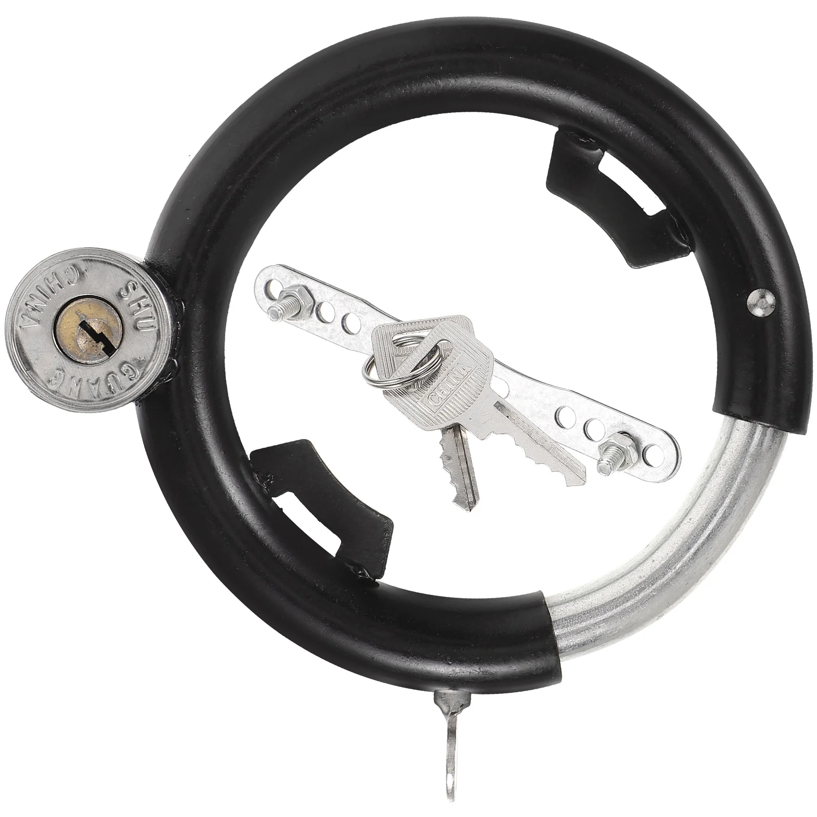 

Bike Lock Stainless Steel Bicycle Security Lock Equipment Cycling MTB Bike Round Shaped Lock Tool for Outdoor Accessories