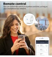 Tuya Wifi 20A UK Smart Plug Mini Power Monitor Socket Remote Vioce App Control Timing Smart Home Work With Google Home Alexa - Image 2