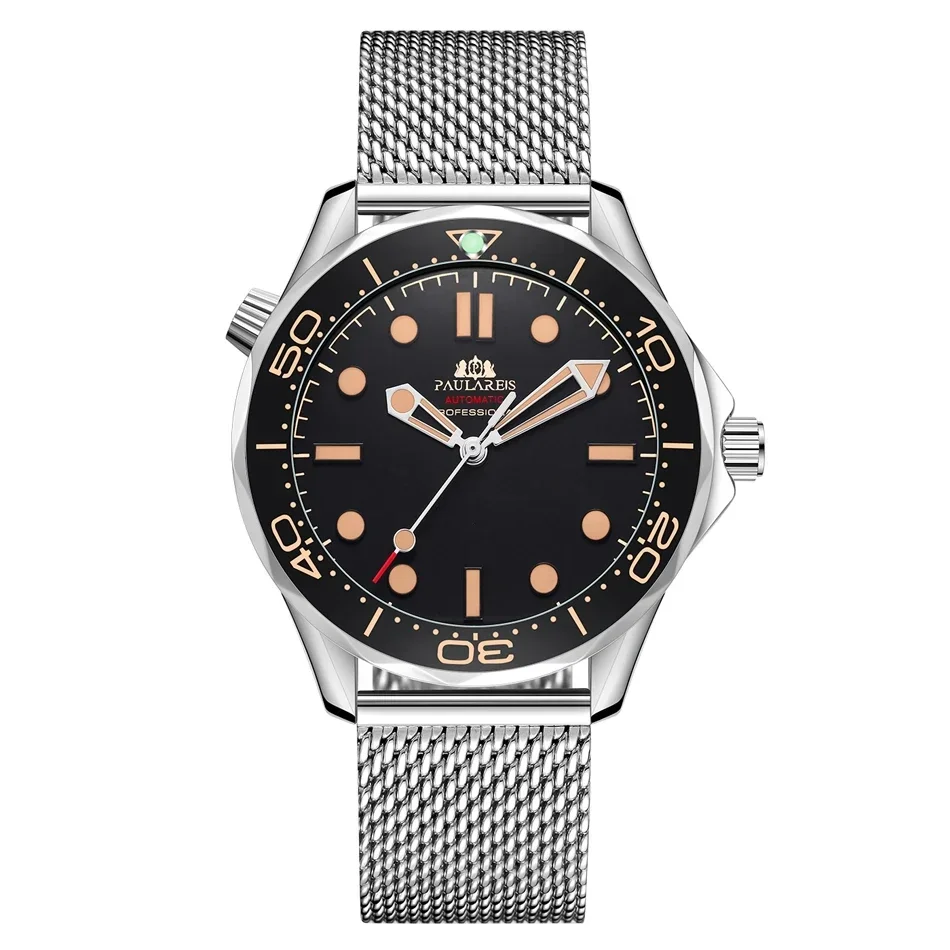 Automatische Uhr für Männer Mechanische Net Edelstahl Nylon Armband Luxus Neue Begrenzte Reloj Hombre Baratos