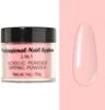 28g/Box Acrylic Powder Professional Nude Pink Crystal Acrylic Powder 2 IN1 Extension/Dipping Powder For Manicure Build Dust &*& 4