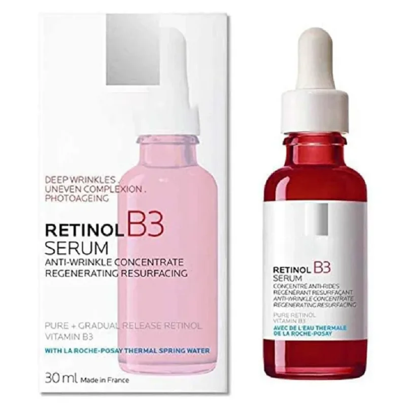 

Retinol B3 VC Effaclar Serum Anti-Wrinkle Reduce Fine Lines Firming Smooth Skin Resurfacing Whitening Serum 30ml