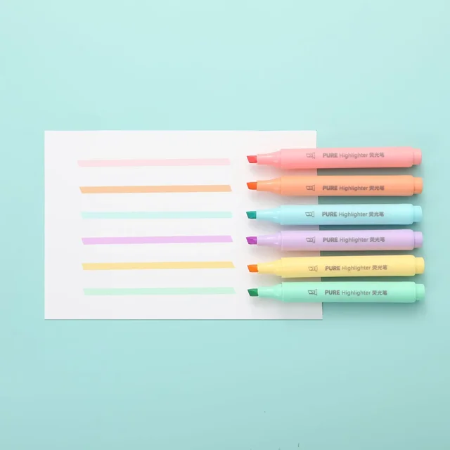 Pastel Macaron Highlighter Pens 3