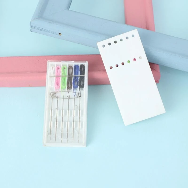 Disposable needle and thread kit hotel consumables home needle and