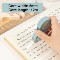 1/2/3/4pcs White Out Correction Tape Error Erasers Tape Student School Stationery Supplies Correction Tape Roller 12mx5mm 3
