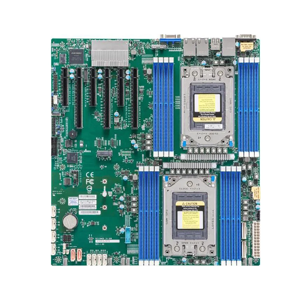 슈퍼마이크로 서버 마더보드용 H12DSi-NT6, 듀얼 EPYC 7003/7002 시리즈 프로세서
