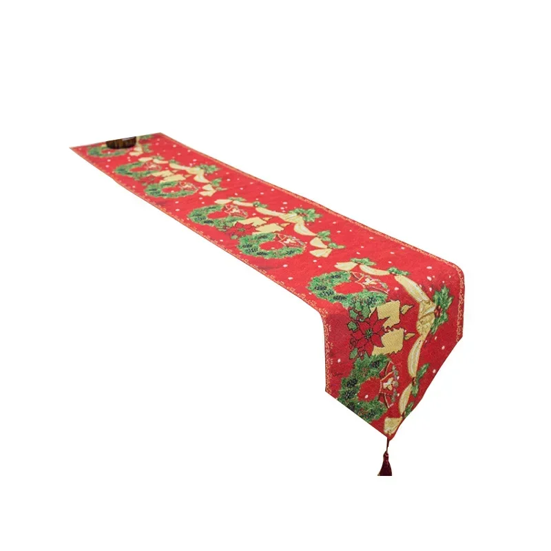 

30*180cm Christmas Decoration Nordic Modern Table Flag Light Luxury Table Runner Star British Decorative Table Towel Home