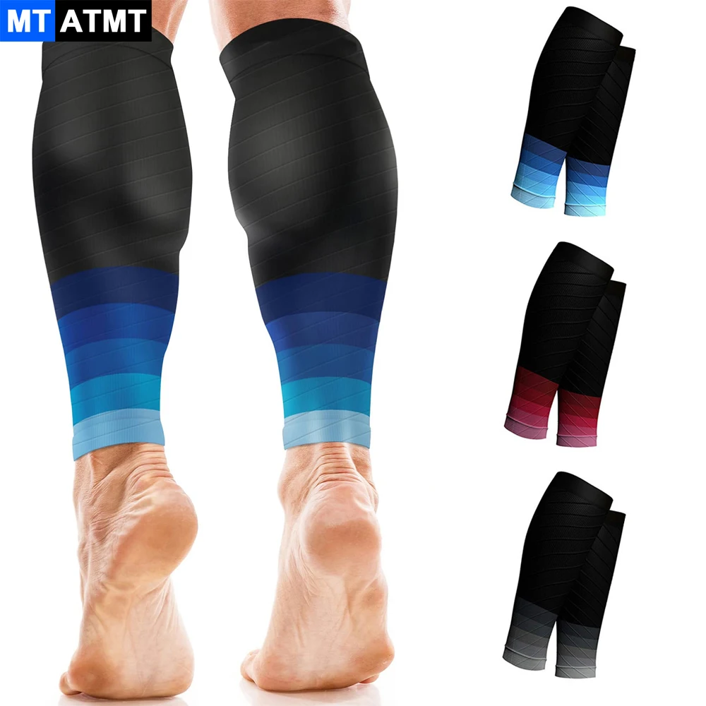 Leg Compression Sleeves 1Pair Calf Compression Sleeves Running Leg Compression Sleeve 20-30mmHg Socks for Shin Splint For Men Women