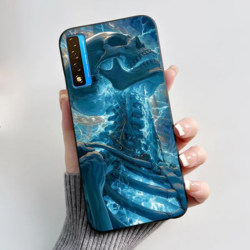 Luxury Dragon Black Soft Silicone Phone Case Back Cover - Cute and Cool Design