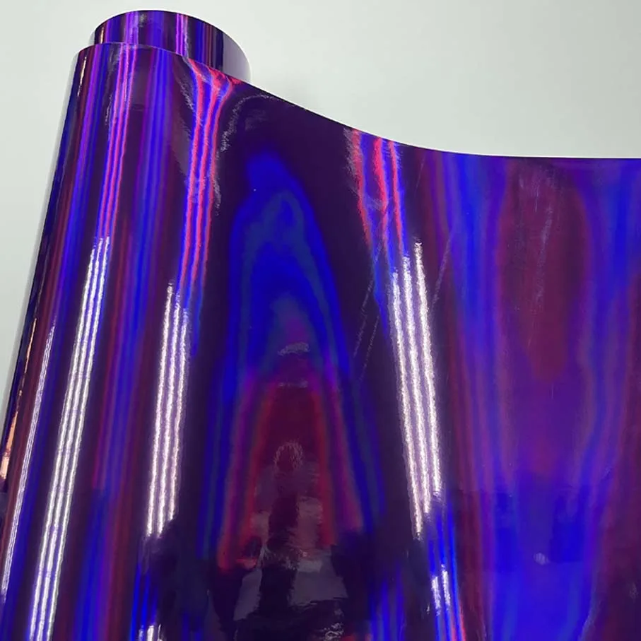 Pellicola Per Plotter In Tessuto - 7 Fogli Olografici 30,5x25cm, Vinile Arcobaleno Per Fai Da Te - Foto 9