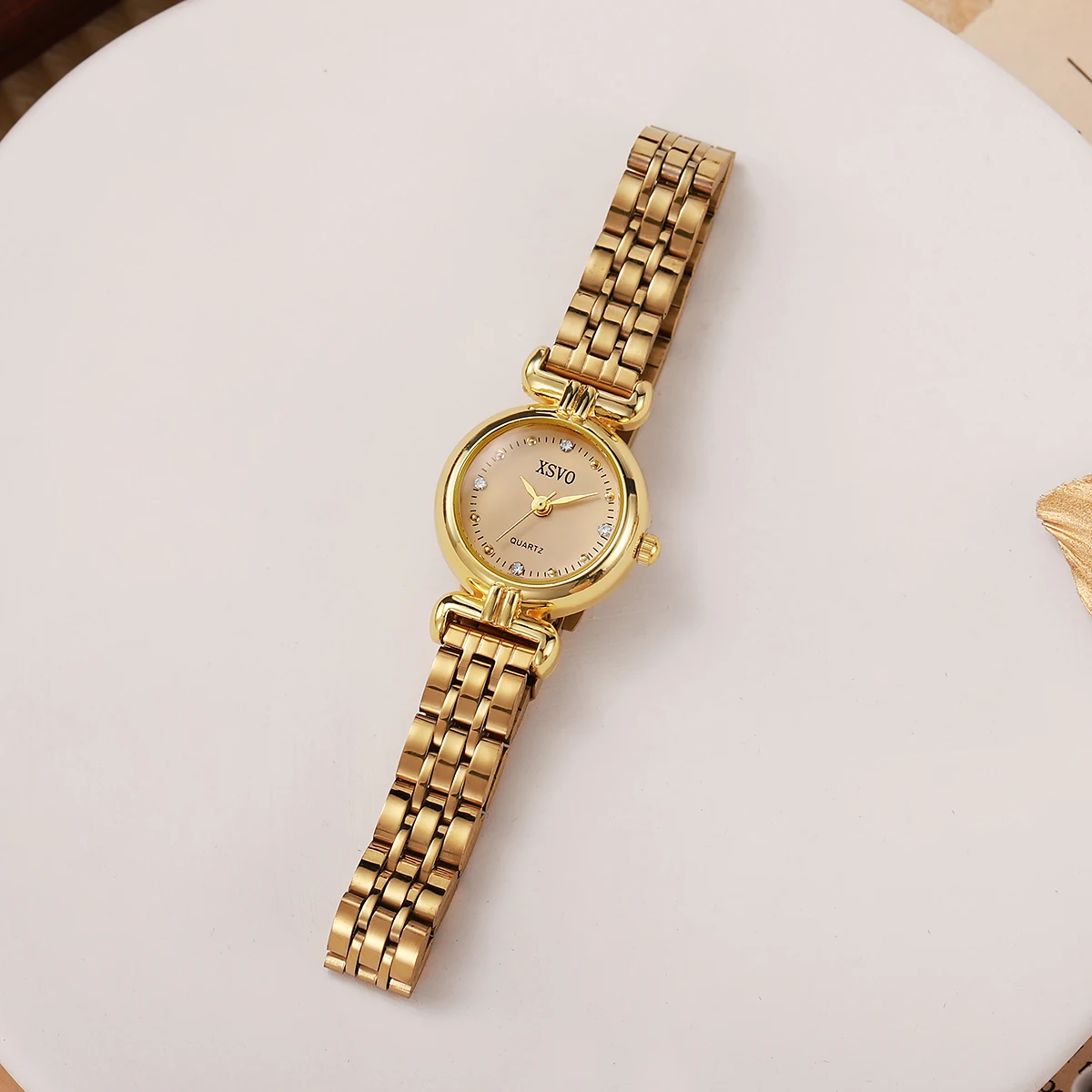 ساعة نسائية جديدة بقرص دائري متعدد الاستخدامات مع...