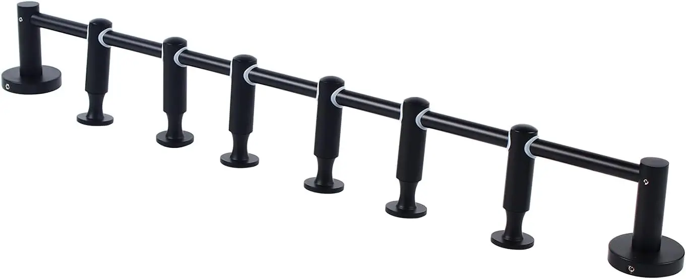 Wall Mounted Metal Vertical Tree Branch Coat Rack,6 Adjustable Movable Rotatable Hooks,24'' Wall Hanger Coat Hat Holder Suitable