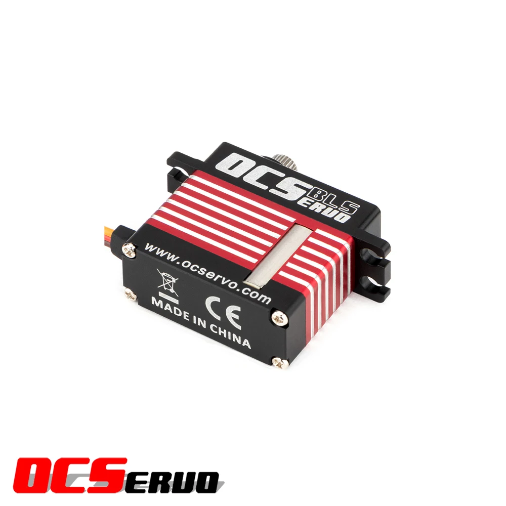 OCS-D2007 브러시리스 모터 하이 토크 서보 스틸 기어, 모든 CNC 케이스, 미드 사이즈 BLS, 8.4V, 20kg.cm, 51g, 0.07S, 60 °