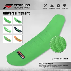 FEWFUSS Motorcycle Seat Cover Cushions Skin Bask in Waterproof Set Protection Antislip upset Apply to for KAWASAKI SXF KXF CRF