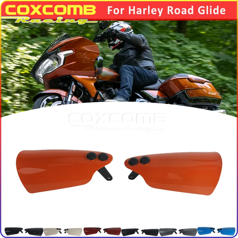 핸들 바 가드 보호 오토바이 핸드 가드 쉴드 프로텍터 Harley Touring R..