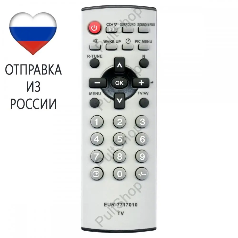 Пульт для Panasonic EUR7717010 телевизора CT-F2136LC TC-21FG10T TC-21FJ10T TC-21FS10T TC-21FS10TU TC-21FX10TS TC-21FX2 |