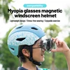 Eastinear Children's Bike Helmet With Magnetic Goggles Lightweight Breathable Outdoor Sports Bike Skateboard Riding Helmet 1
