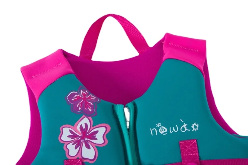 Kid Training Life Jacket 3-9 Age Child Neoprene Buoyancy Vest Swimming Beach Boating Surfing Water Sports