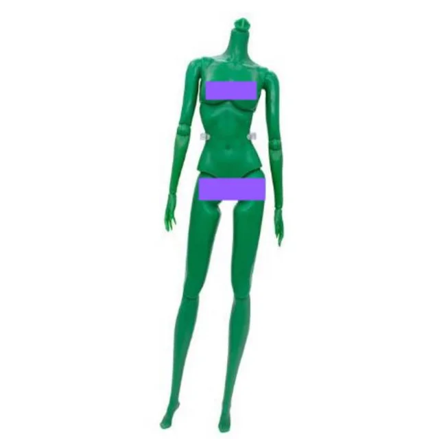 Male & Female Joints Body for BB/FR/PP/IT Doll Joints Movable Figure Chinese Original Brand Quality Doll Body for 1/6 Heads - Green