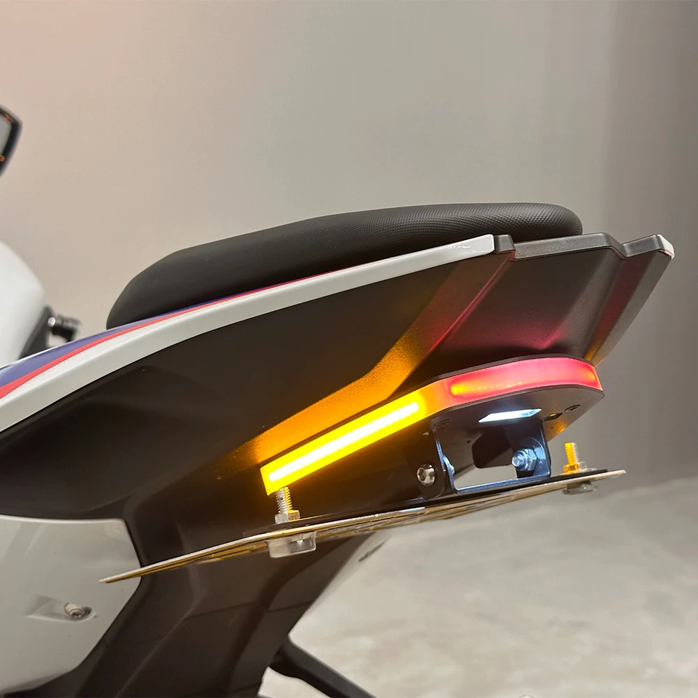 BMW S1000RR 2020 2021 2022 2023 2024 2025 2026 오토바이 번호판 홀더 LED 라이트 테일 티디 펜더 엘리미네이터
