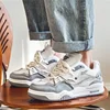 Men's Vulcanized Shoes Trendy Personalized Teenagers Casual Shoes Round Toe Lace-Up Plus Size Platform Shoes Men Shose For Sale 5