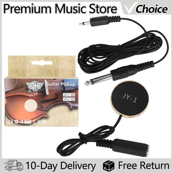 Pickup per chitarra acustica Microfono a contatto Pickup piezoelettrico per chitarra Ukulele Violino Mandolino Banjo Kalimba Violoncello Arpa Accessori