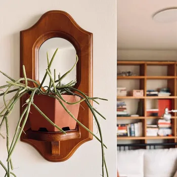 Vintage Wooden Wall Shelf 1