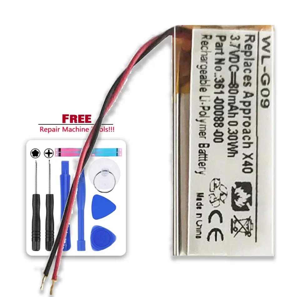 361-00088-00 Batteria Di Ricambio Per Batterie Accumulatore Garmin Vivosmart Hr / Vivosmart Hr + Approach X40 361-00088-00