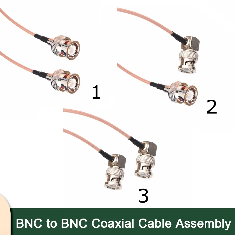 Cavo Coassiale Rg179 2.5Mm 75 Ohm Bnc Maschio Ad Angolo Retto A Connettore Maschio Bnc Per Videocamera Videocamera Sdi Hd-Sdi/3G-Sdi/4K 6G