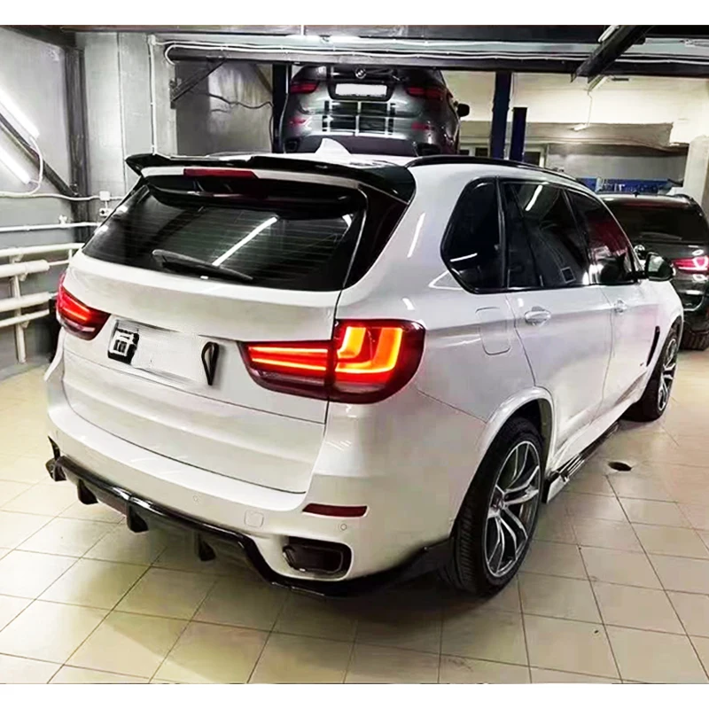 MT 스타일 자동차 개조 업그레이드 프론트 범퍼 프론트 립 리어 립 바디 키트 X5 F15 2013-2018